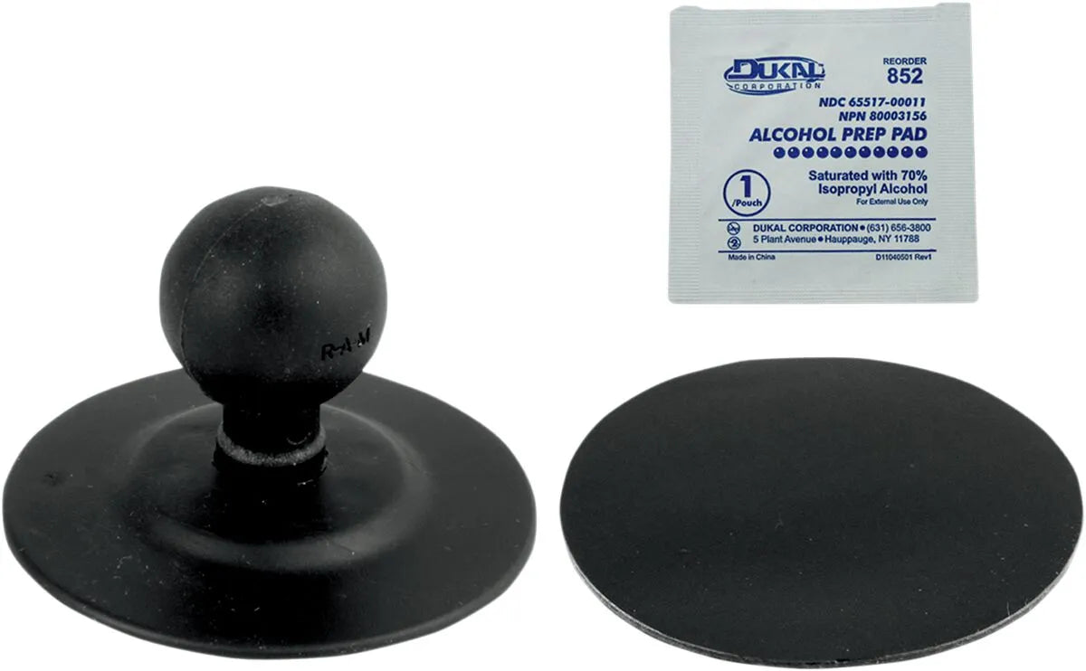 Ram Mounts Universal Ball Mount For Motorcycle Mirrors