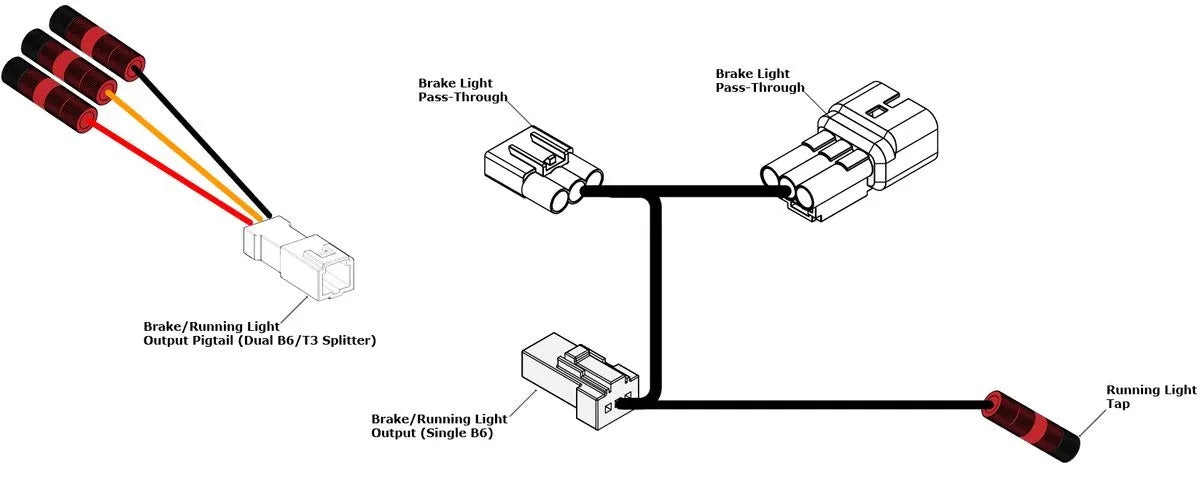 Denali Brake Light Wiring Adapter For Ducati Desertx
