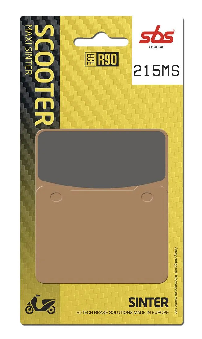 Sbs Ms Scooter Maxi Sintered Brake Pads - Front