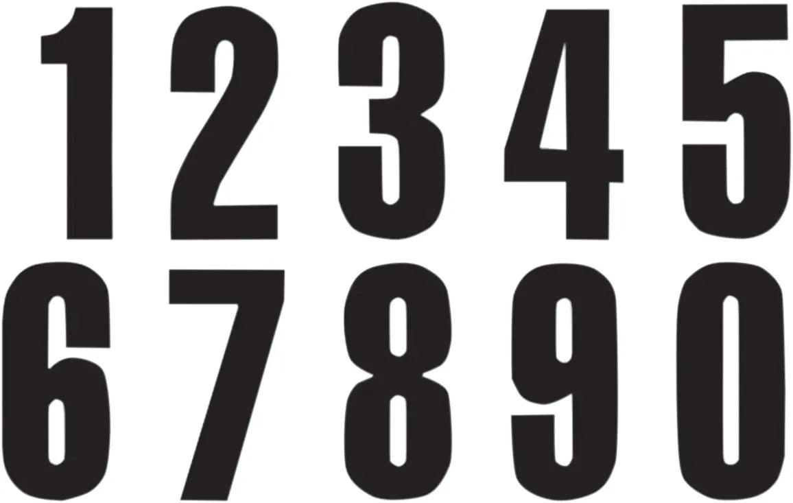 Blackbird Racing Number Plate Graphic For Enduro Bikes