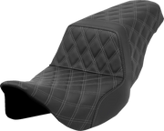 Saddlemen Lattice Stitch Step-up Seat - For Harley Davidson