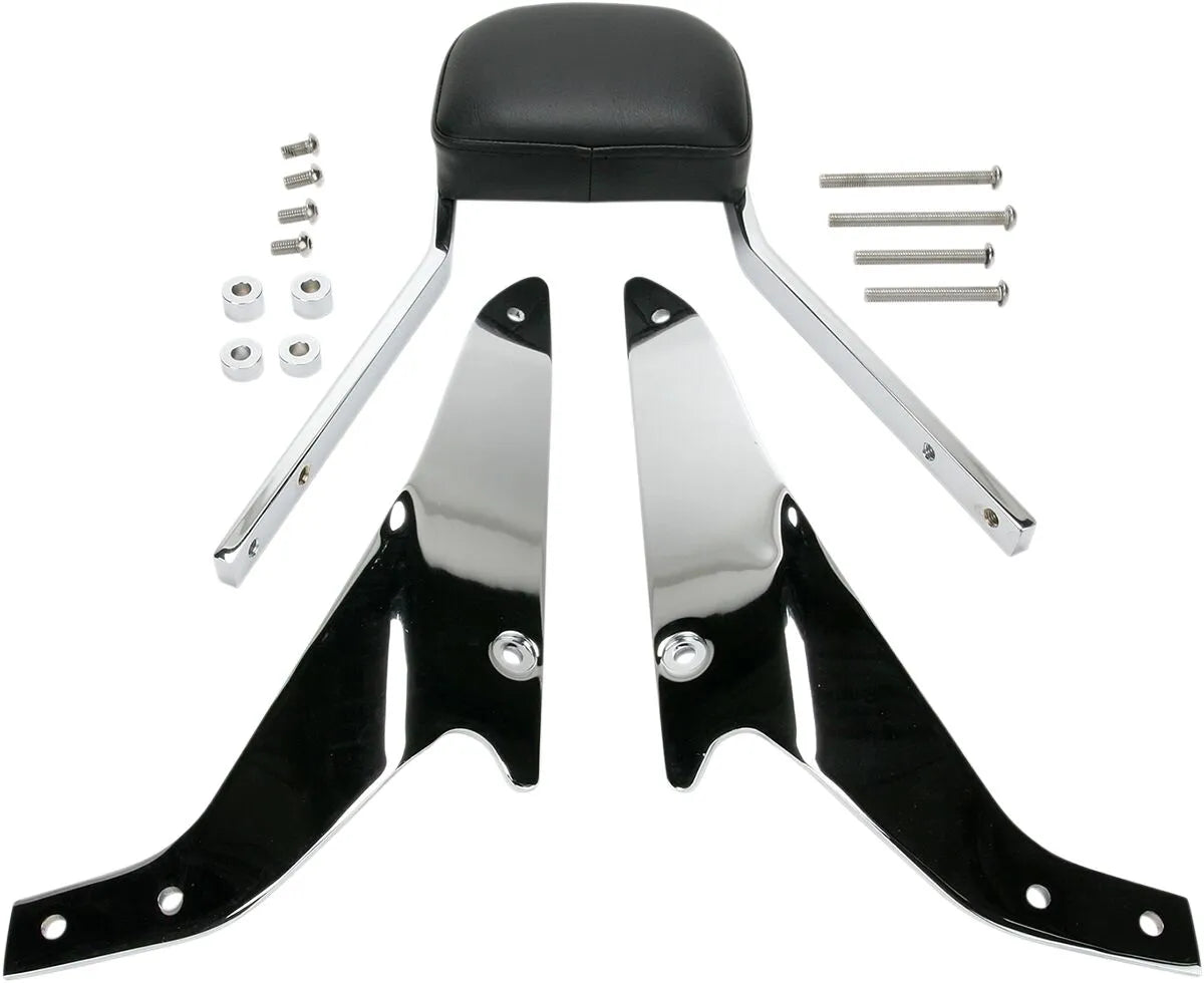 Cobra Square Sissy Bar Kit - Chrome Steel