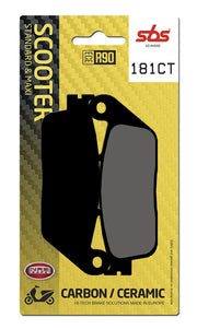 Sbs Ct Scooter Carbon Tech Organic Brake Pads - Front