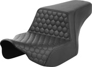 Saddlemen Honeycomb Step-up Seat - For Harley Davidson