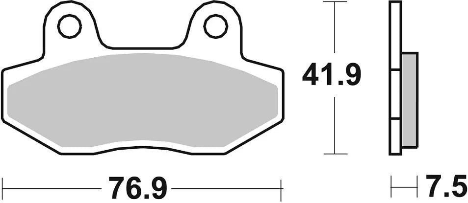 Sbs Hs Street Excel Sintered Front Brake Pads - Front