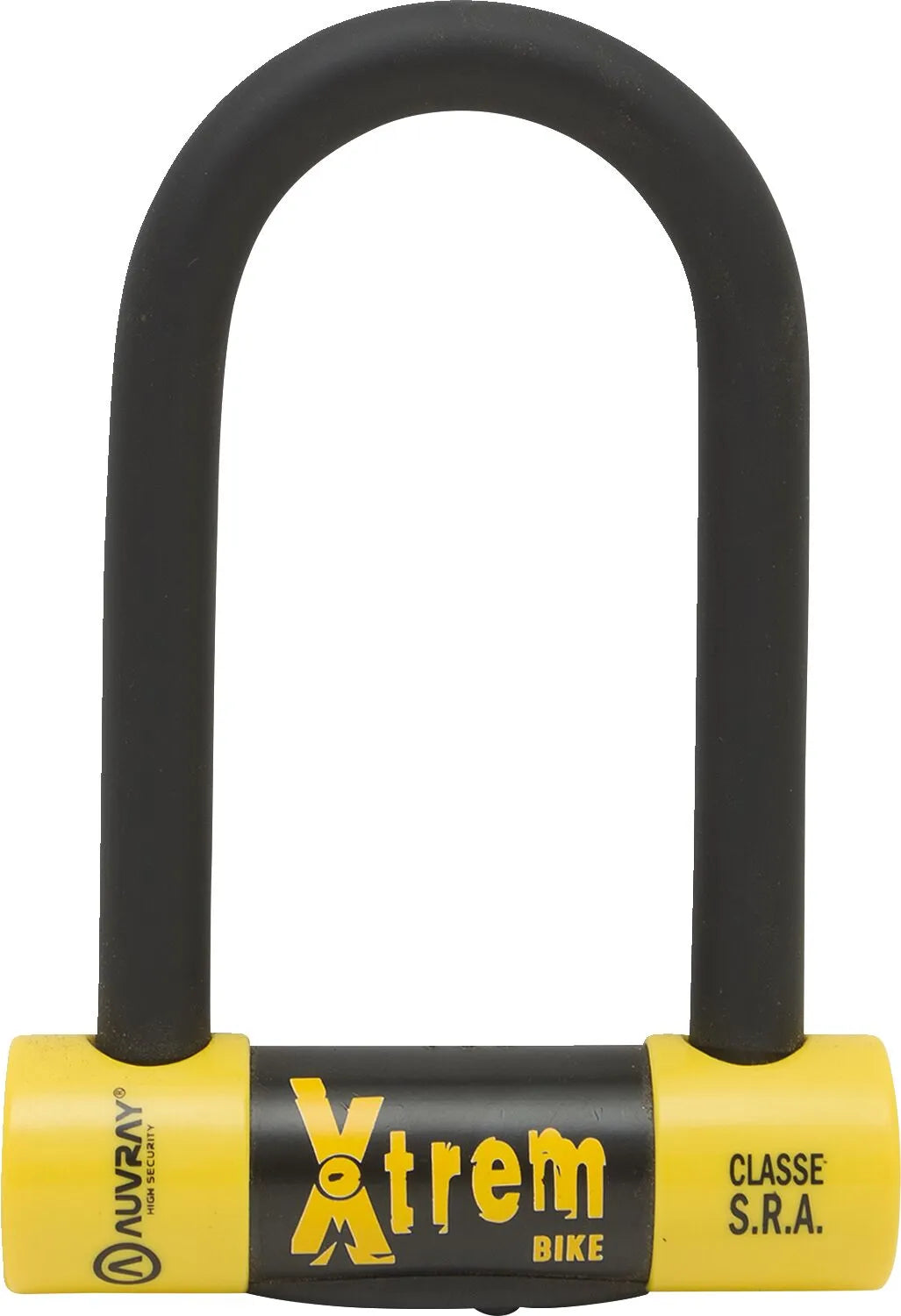 Auvray Xtrem Bike U-Lock Black Yellow 80x150mm 16mm Shackle
