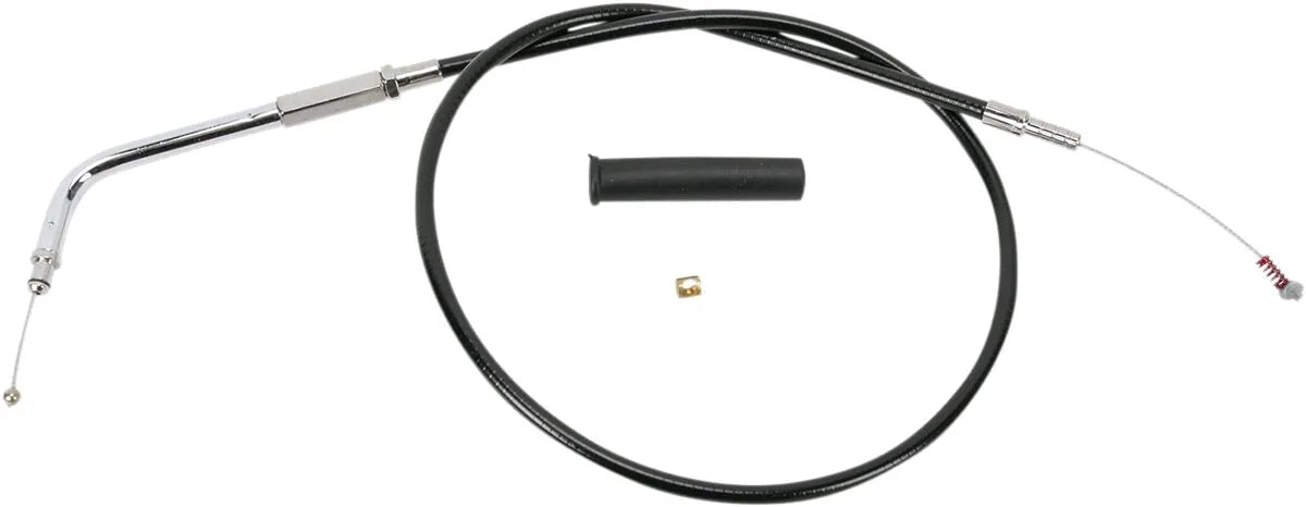 Drag Specialties Black Vinyl Idle Cable for 41-3/4" Housing