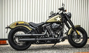 Rinehart Racing 3" Slip-on Mufflers For Softails (Black)