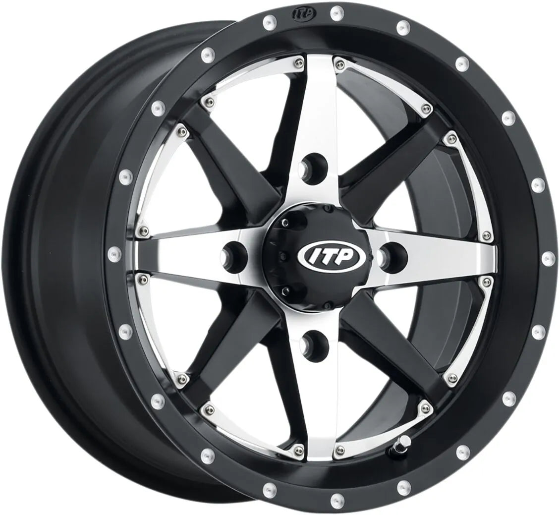 Itp Cyclone Wheel - Black, Machined, Matte - 14"