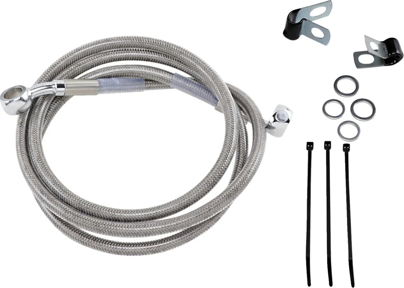 Drag Specialties Extended Brake Line Kit 49.25"
