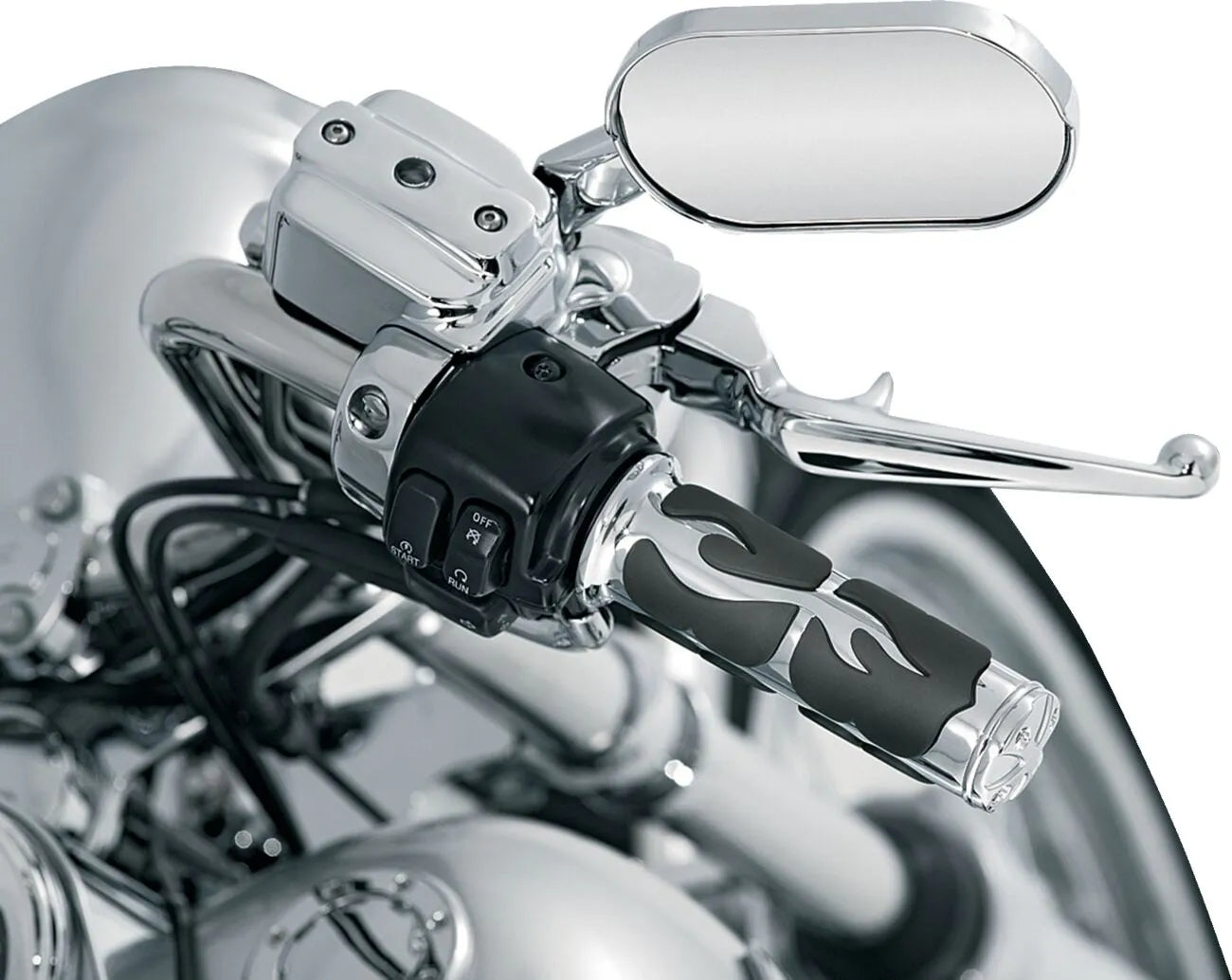 Kuryakyn Iso®-flame Grips - Enhanced Comfort & Style