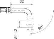Trw Varioflex Banjo Fitting For Hydraulic Lines