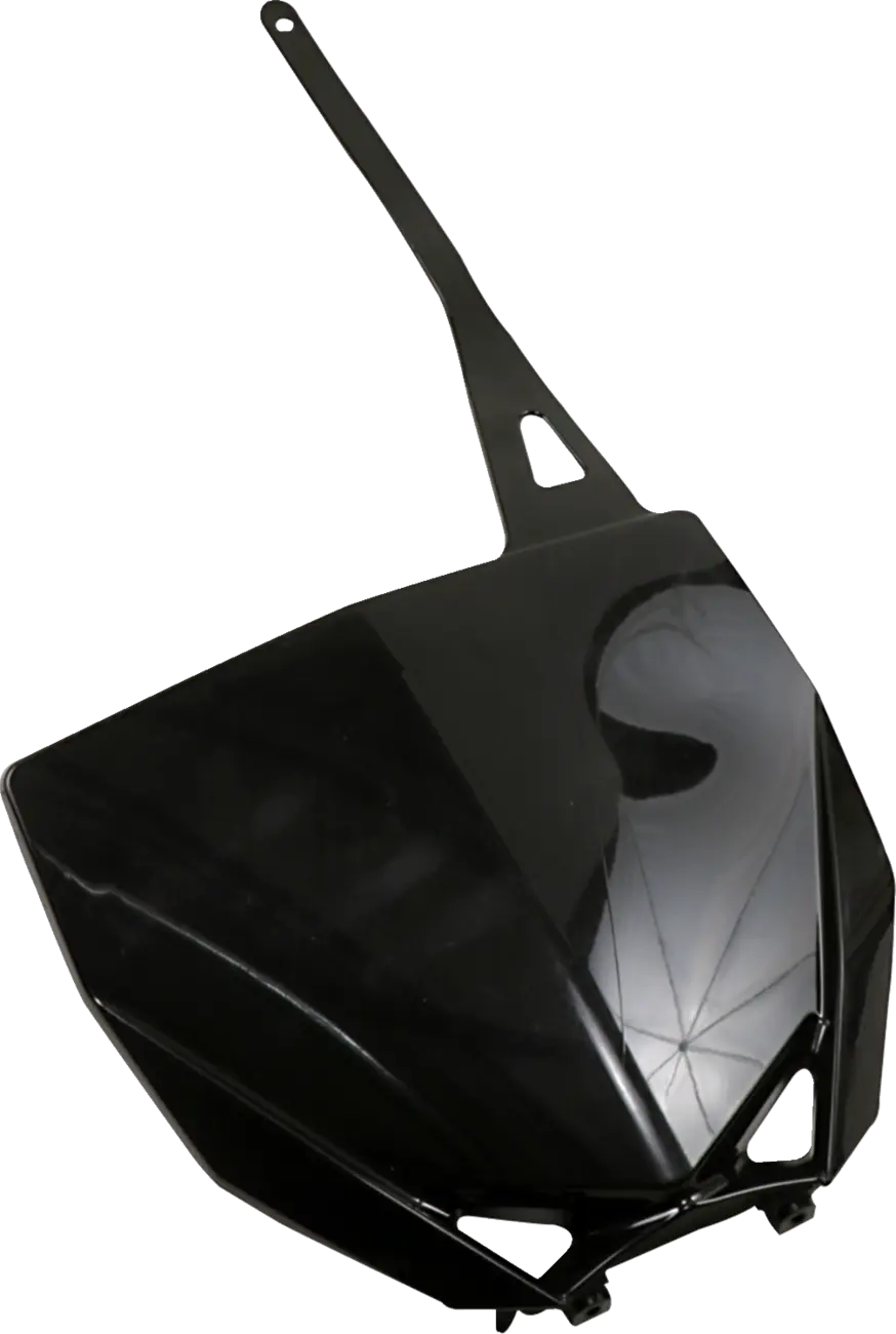 Ufo Replacement Front Number Plate Black