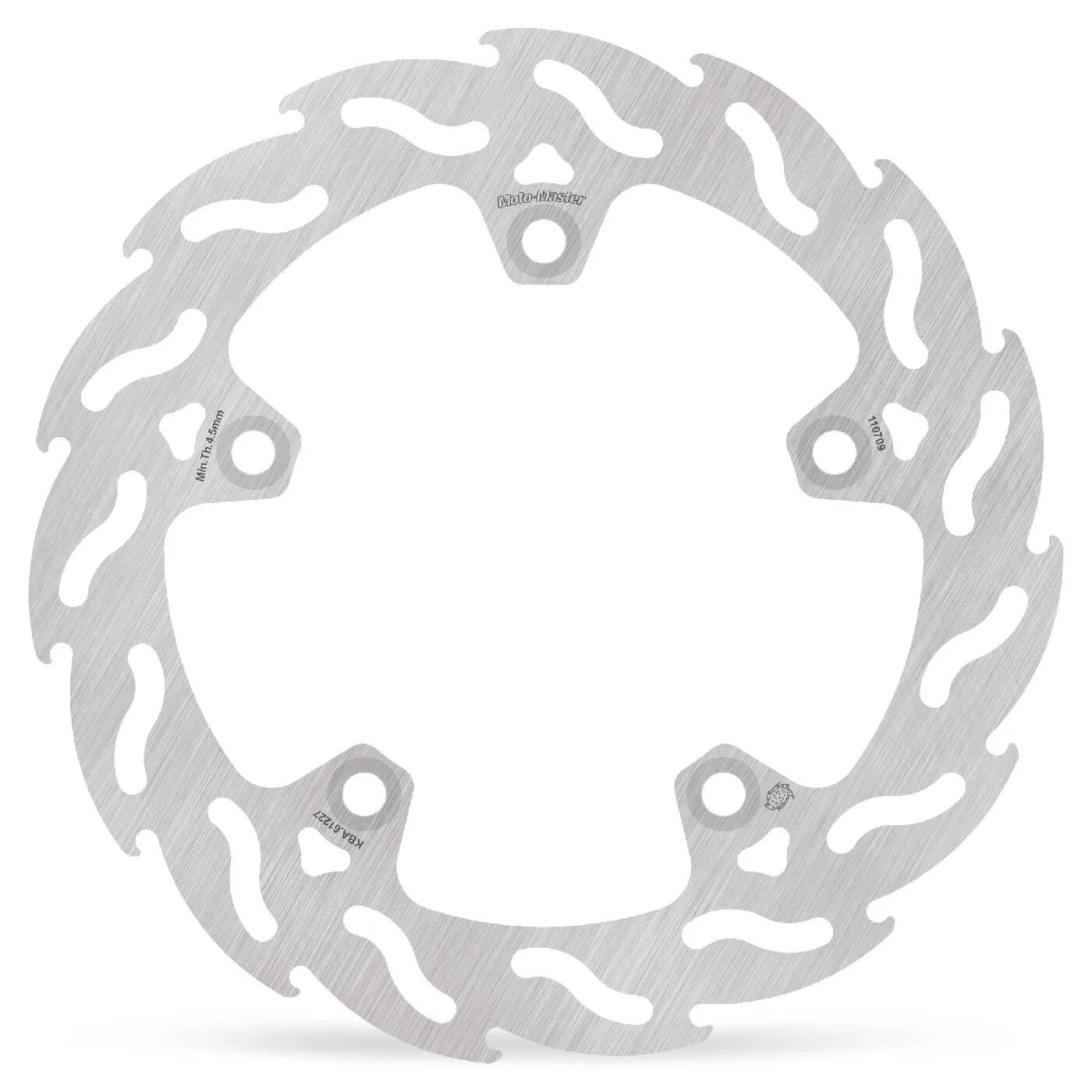 Moto-master Flame Series Brake Rotor - Enhanced Cooling - Rear