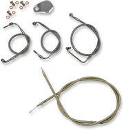 LA CHOPPERS Standard Cable/Brake Line Kit for 12-14" Ape Hanger