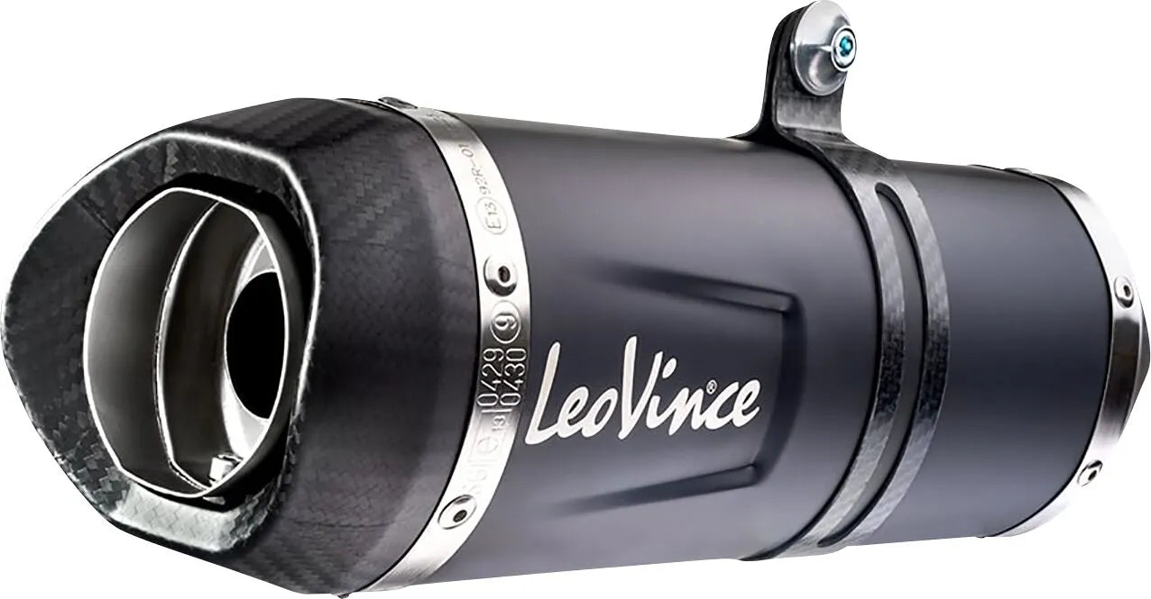 Leovince Lv One Evo Black Full-system Exhaust - ECE Street Legal Approved