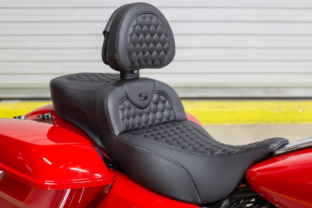 Saddlemen Honeycomb Roadsofa Seat - For Harley Davidson