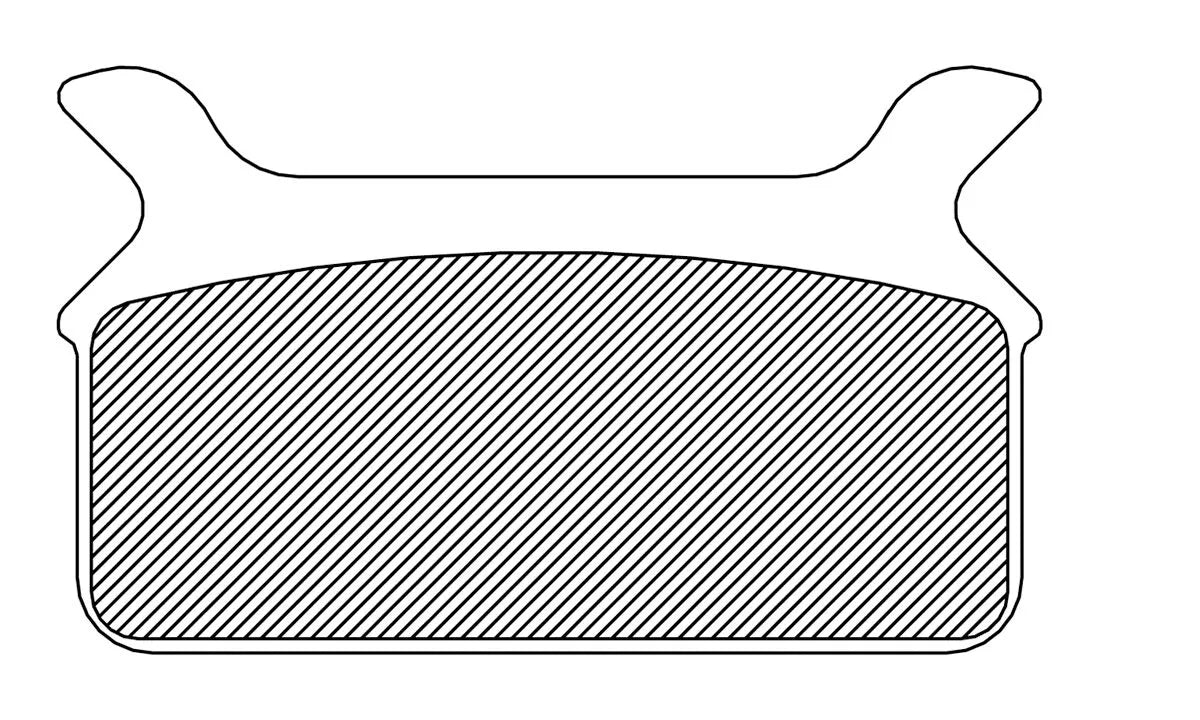 Drag Specialties Sintered Metal Brake Pads For Harley-davidson - Rear