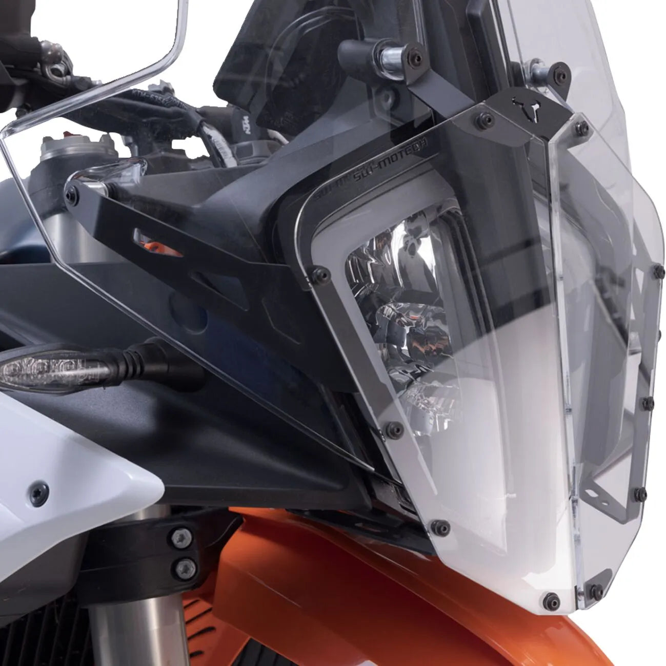 Sw-motech Headlight Guard - Steel & Makrolon