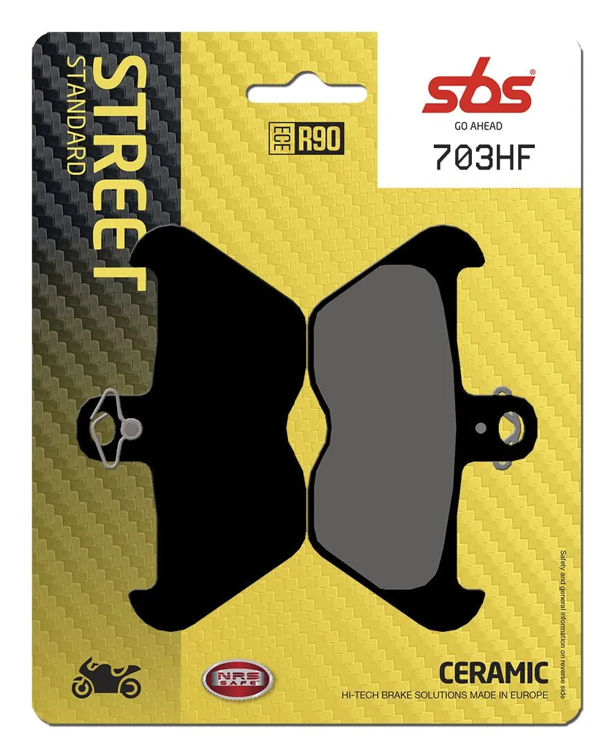 Sbs Hf Street Ceramic Organic Brake Pads - Front