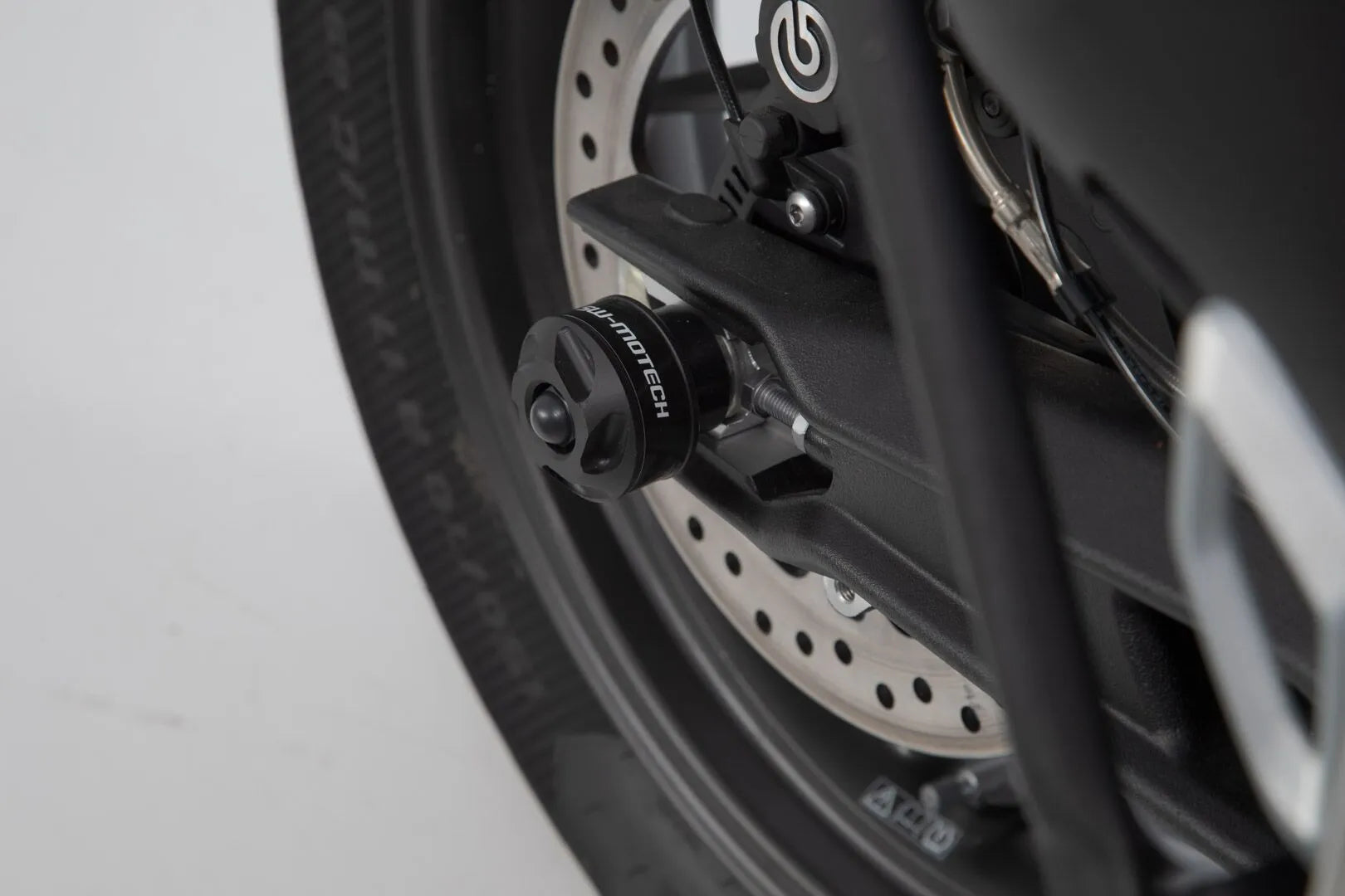 Sw-motech Rear Axle Slider Set For Motorcycle Swing Arm
