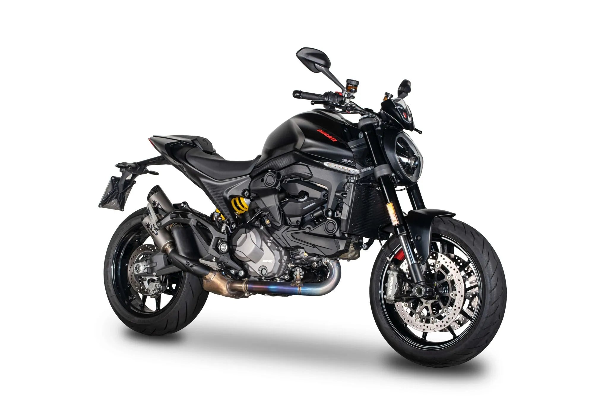 Spark Dyno Slip-on Muffler For Motorcycle - ECE Street Legal Approved