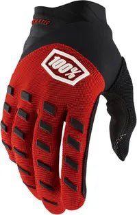 100% Airmatic Gloves For Motocross - Black/Red
