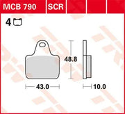 Trw Scr Series Sintered Race Brake Pads