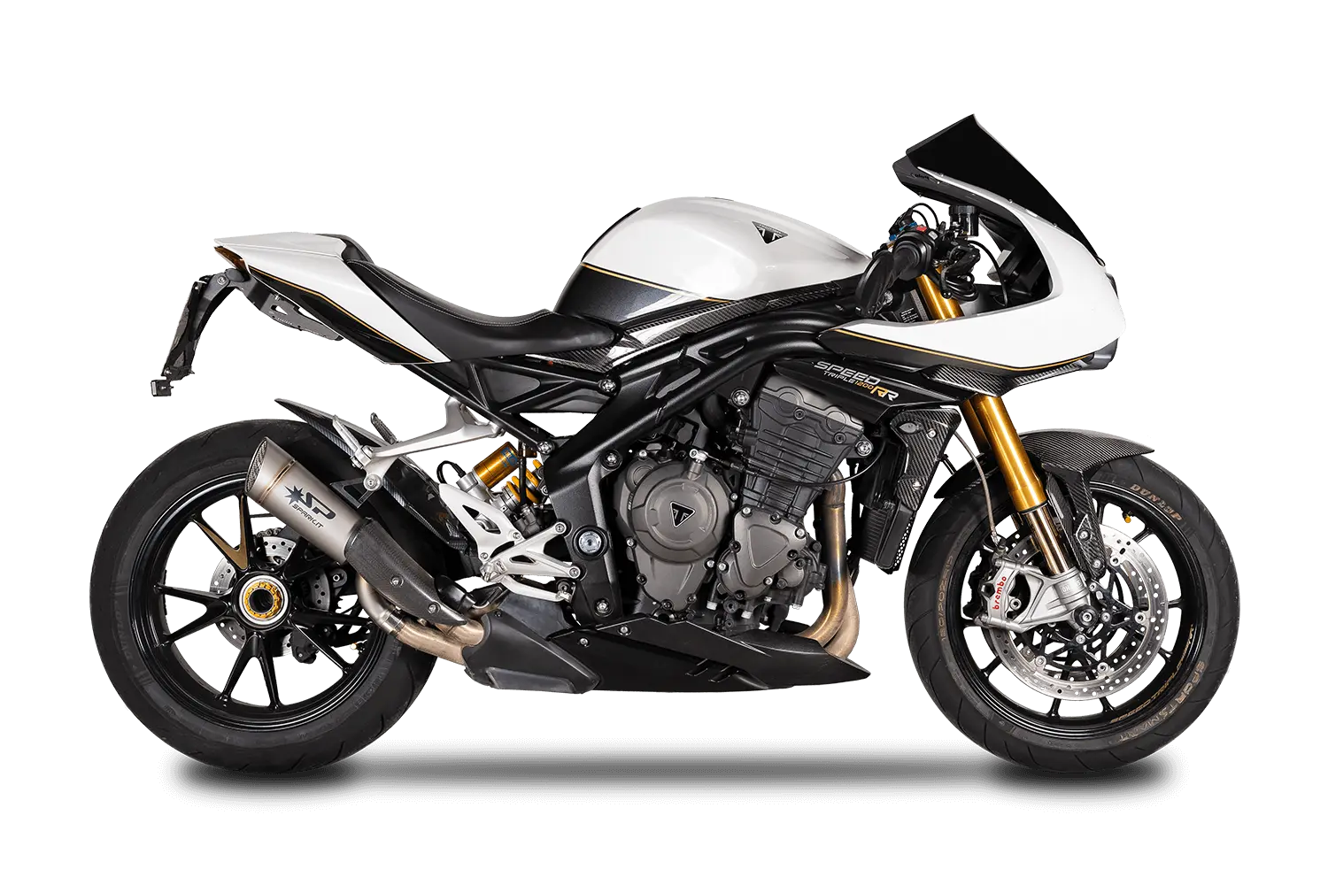 Spark Grid-o Titanium Slip-on Muffler Kit - ECE Street Legal Approved