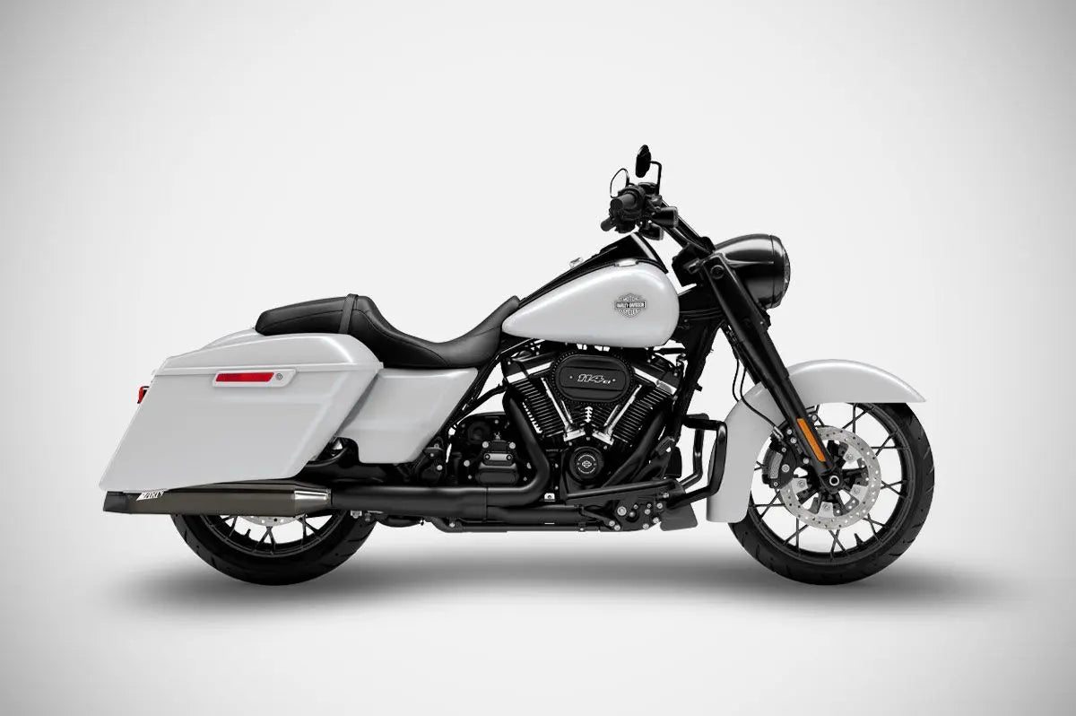 Zard 4.5" Slash-cut Slip-ons Muffler For Hd-touring E5 - ECE Street Legal Approved