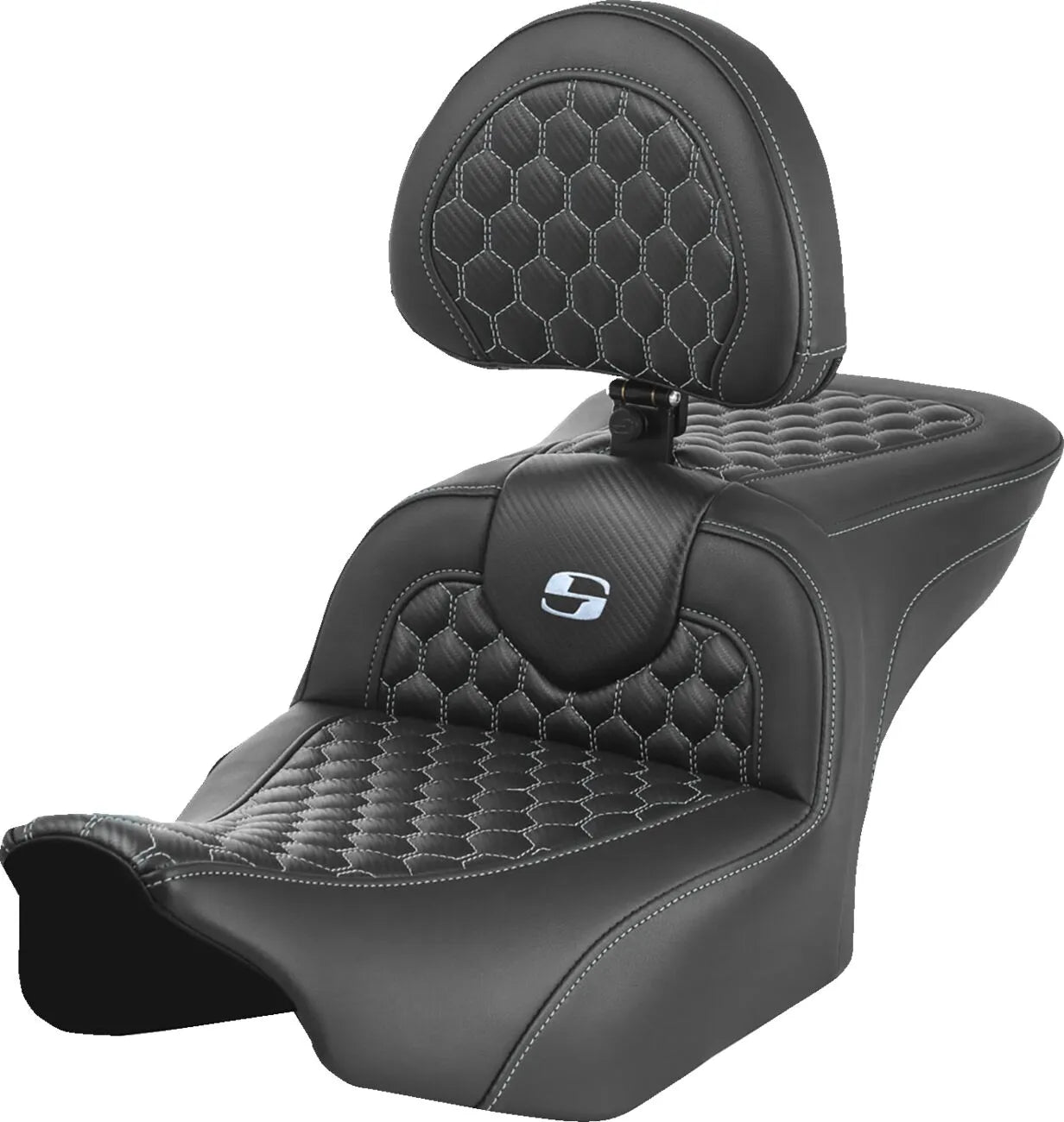 Saddlemen Honeycomb Roadsofa Seat - For Harley Davidson