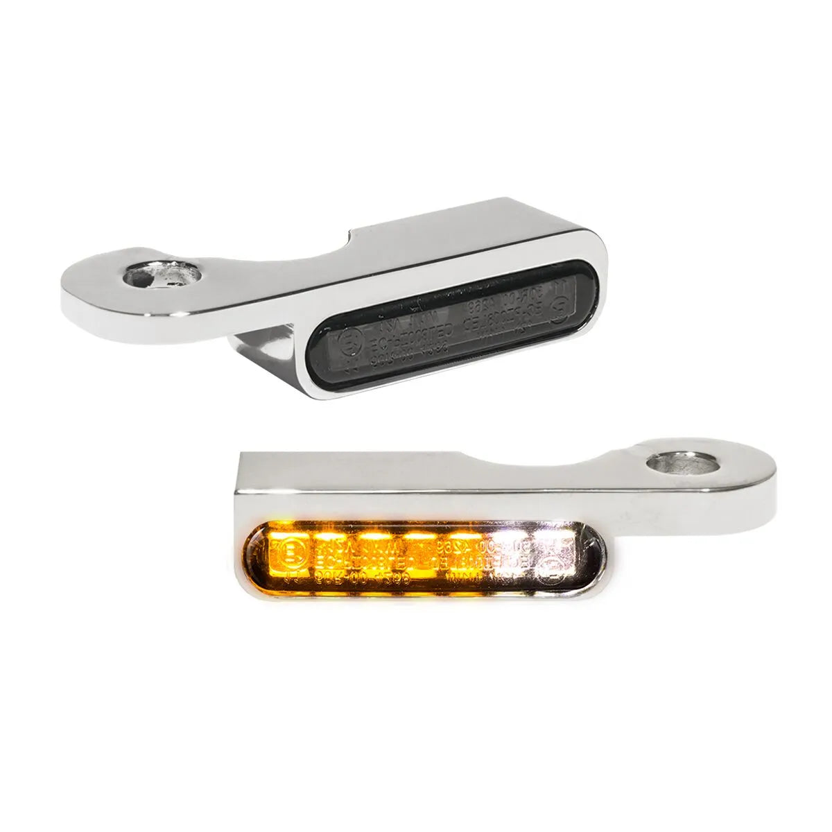 Heinz Bikes Led Handlebar Turn Signals - Chrome