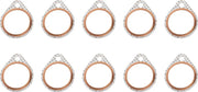 James Gasket Exhaust Port Gaskets - Steel, 10 Pack