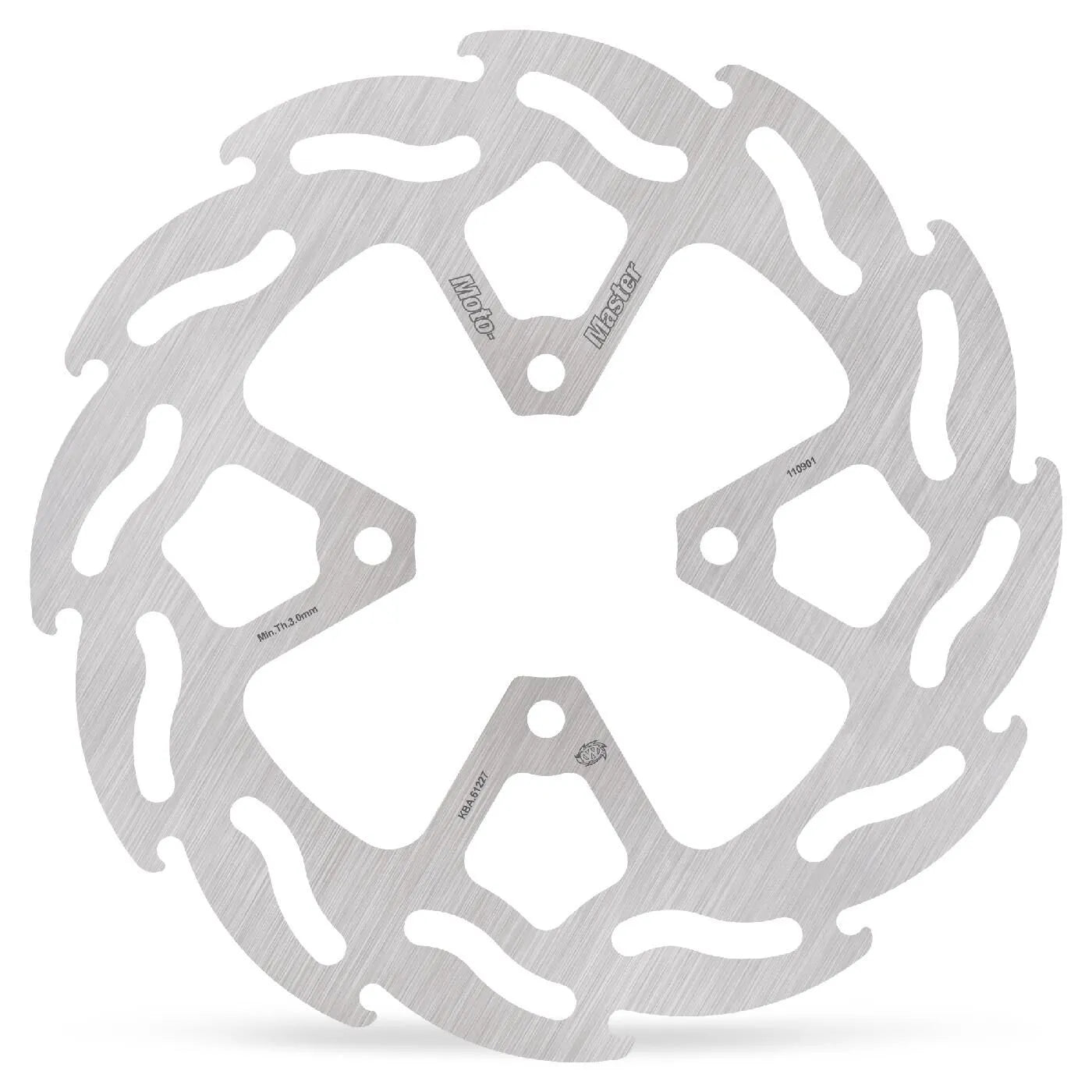 Moto-master Flame Series Fixed Brake Rotor - Rear