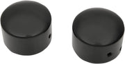 Drag Specialties Black Gloss Axle Caps
