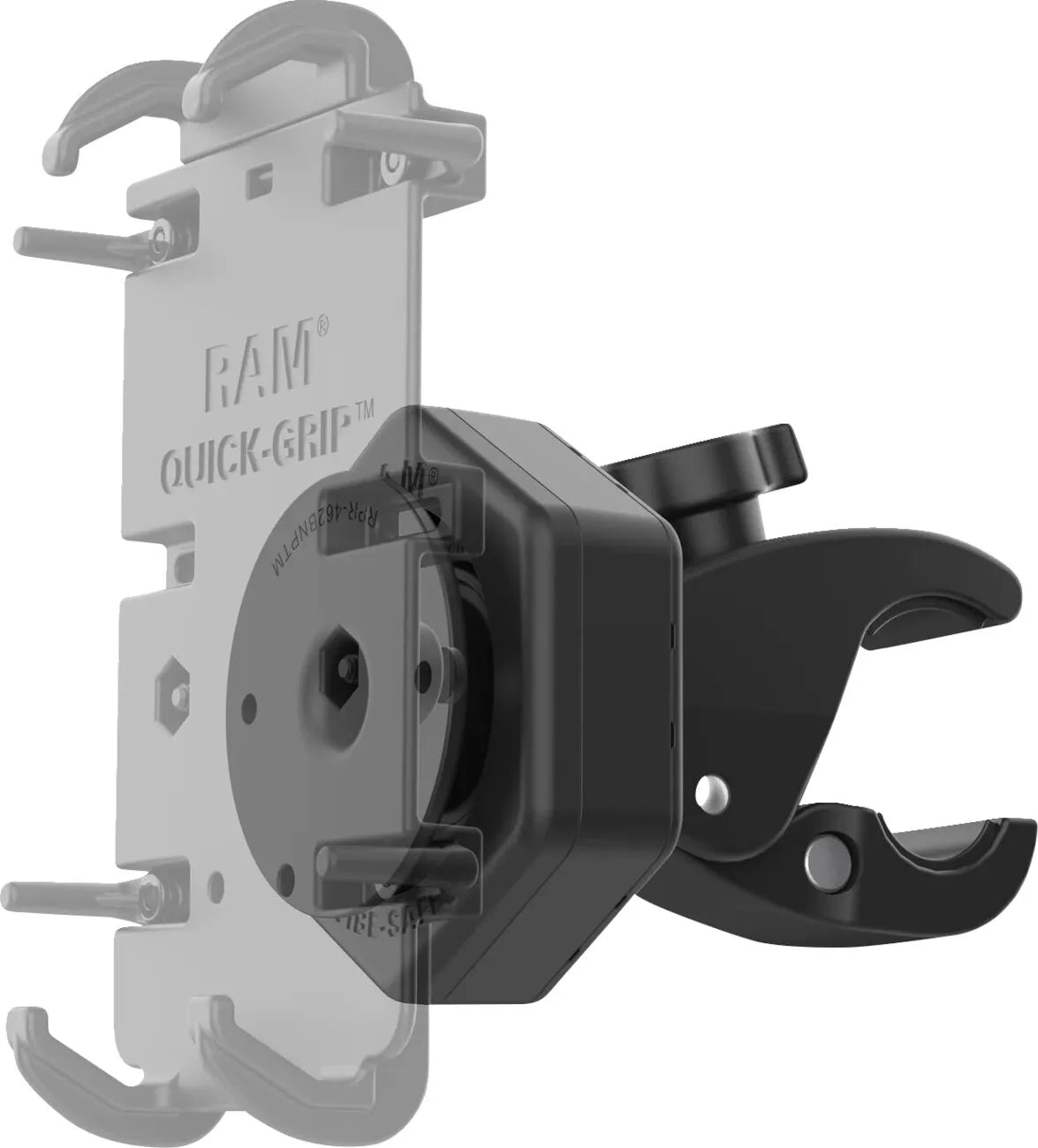 Ram Mounts Tough-claw Small Clamp Base With Vibe-safe Adapter