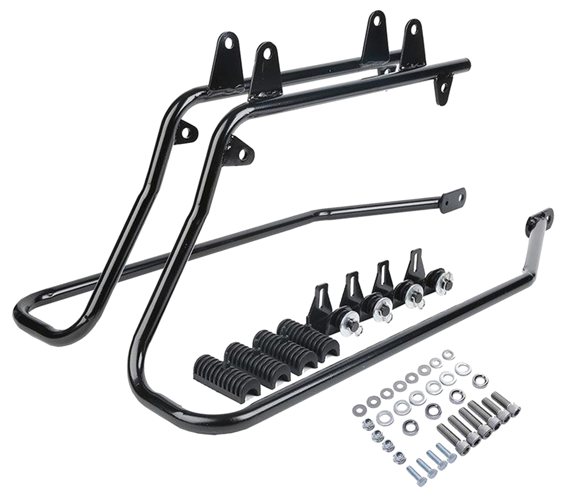 Zodiac Hard Bag Saddlebag Brackets for Softail – Luggage