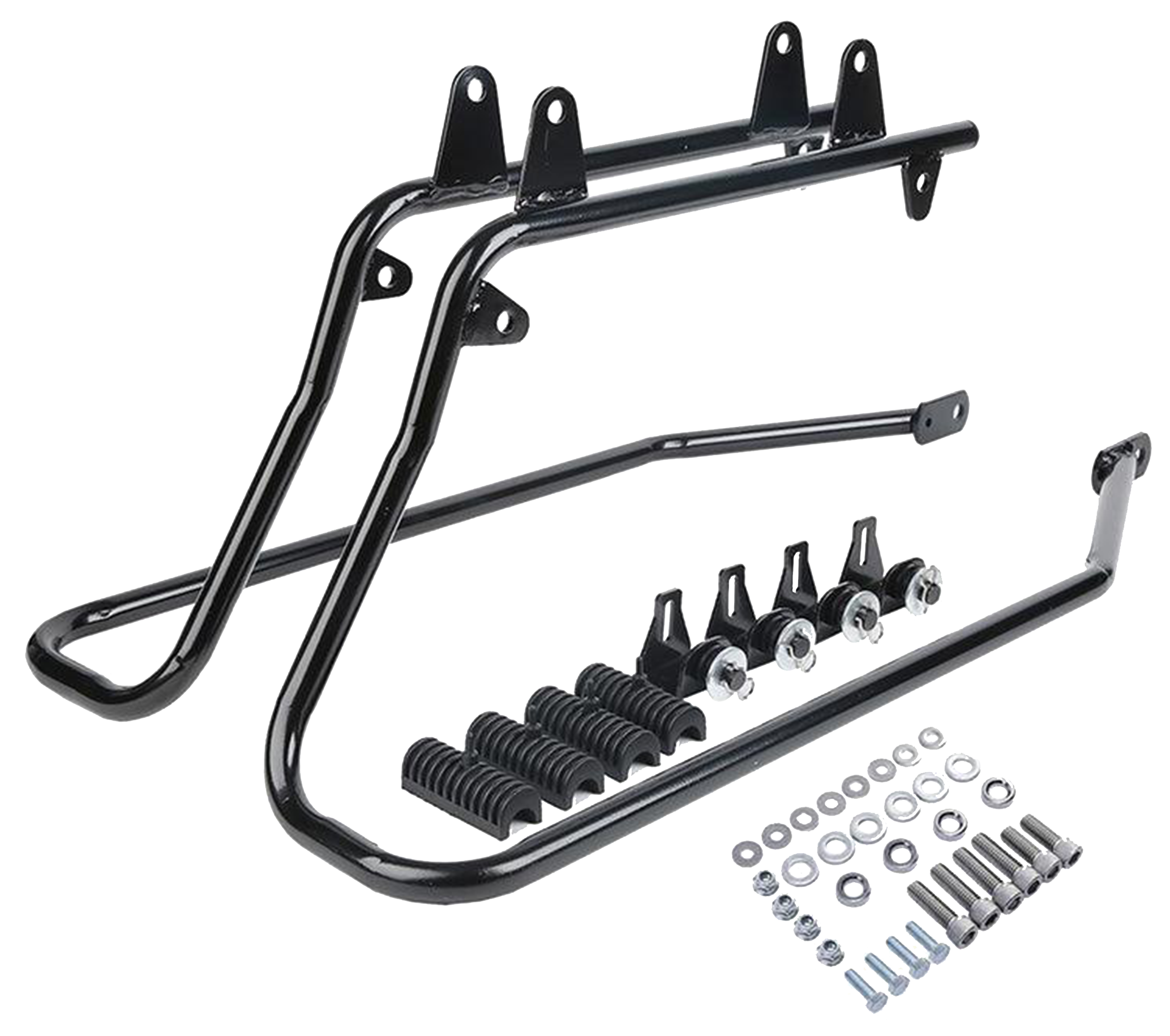 Zodiac Hard Bag Saddlebag Brackets for Softail – Luggage