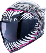 Icon Domain Grand Maw Full Face Helmet - Gray