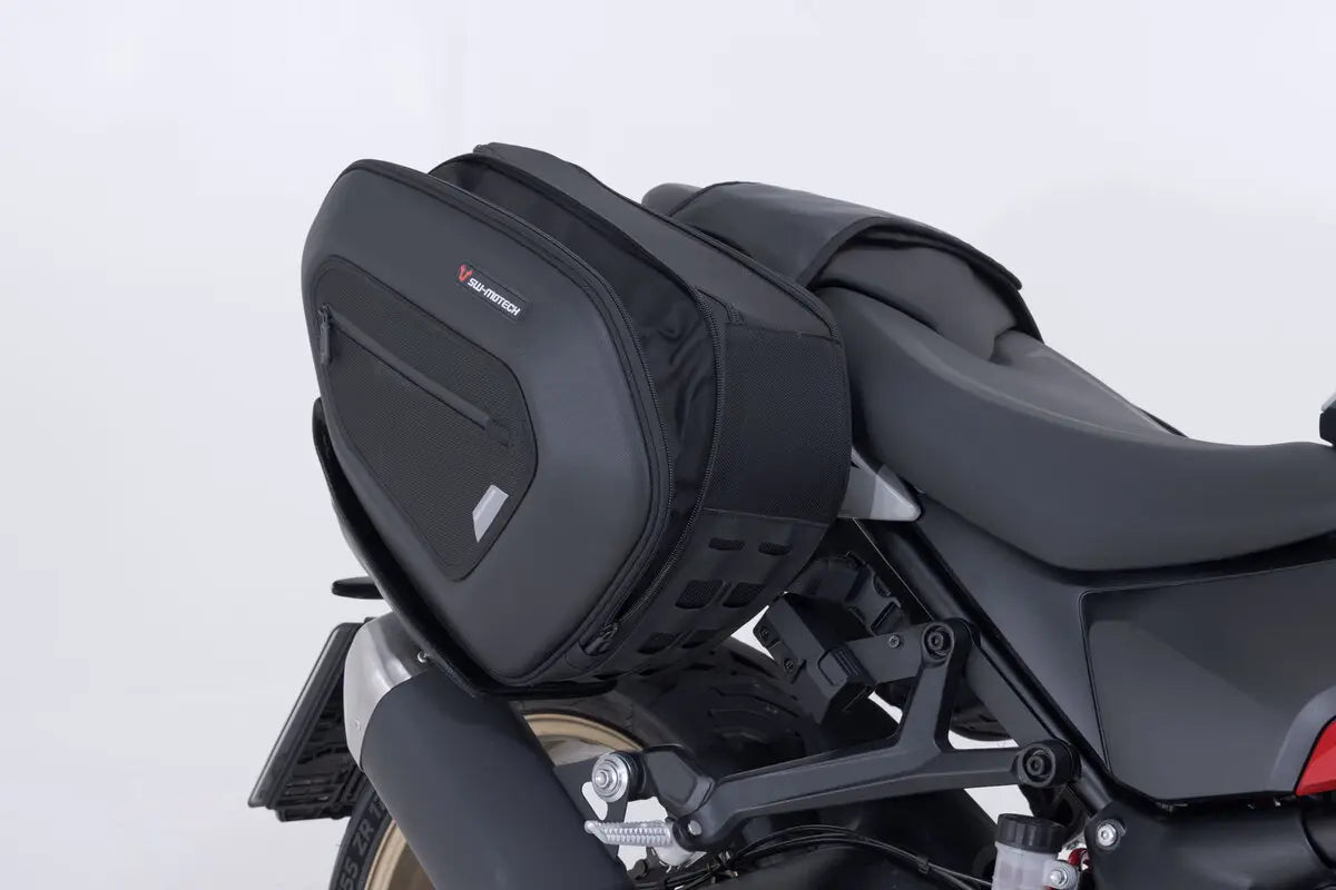 Sw-Motech PRO BLAZE H Saddlebag Set Black with Heat Guard
