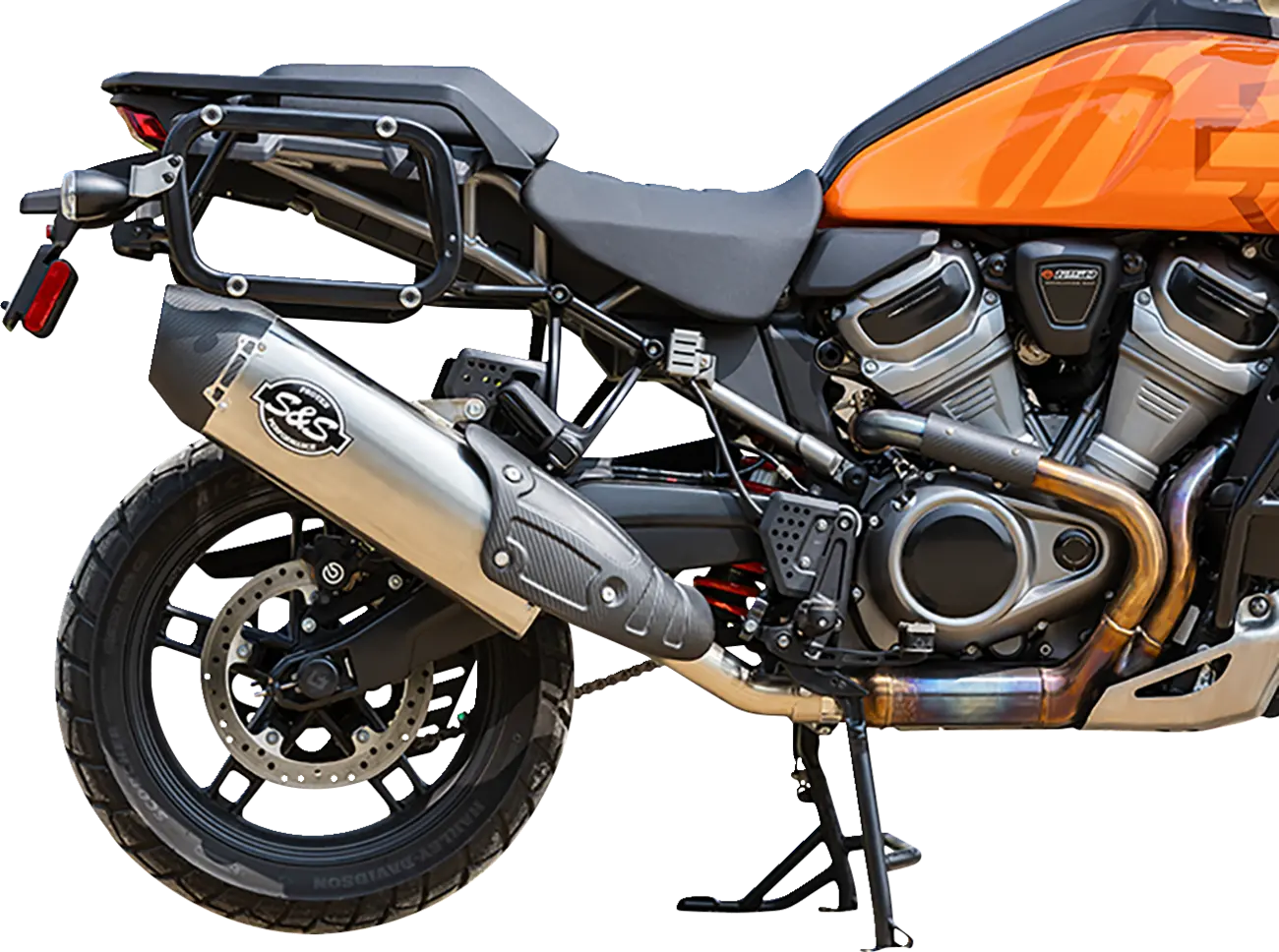 S&s Cycle Slip-on Muffler With Carbon Fiber End Cap