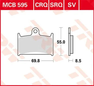 Trw All Round Sintered Metal Brake Pads - Front