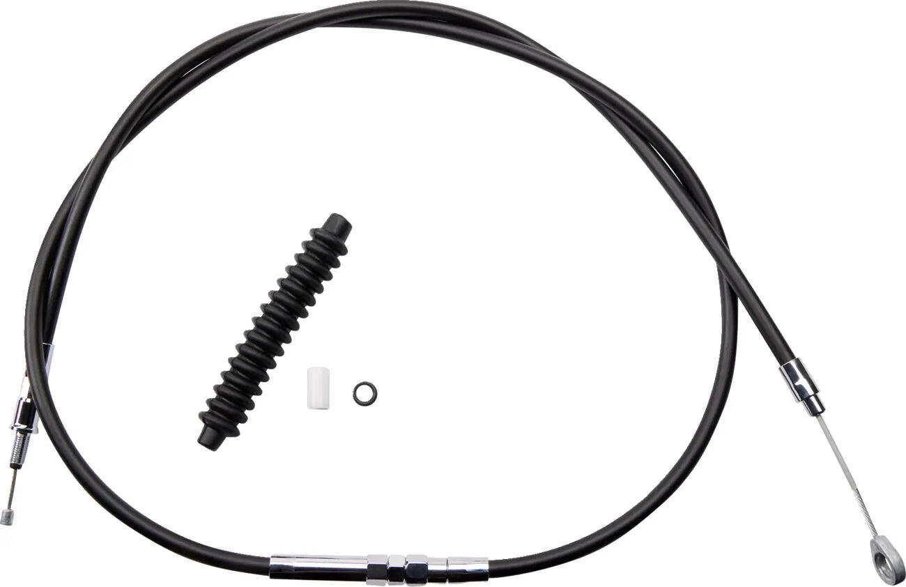 Drag Specialties High-efficiency Clutch Cable - Black Vinyl