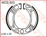Trw Brake Shoes For Motorcycle - Organic Base - Front & Rear