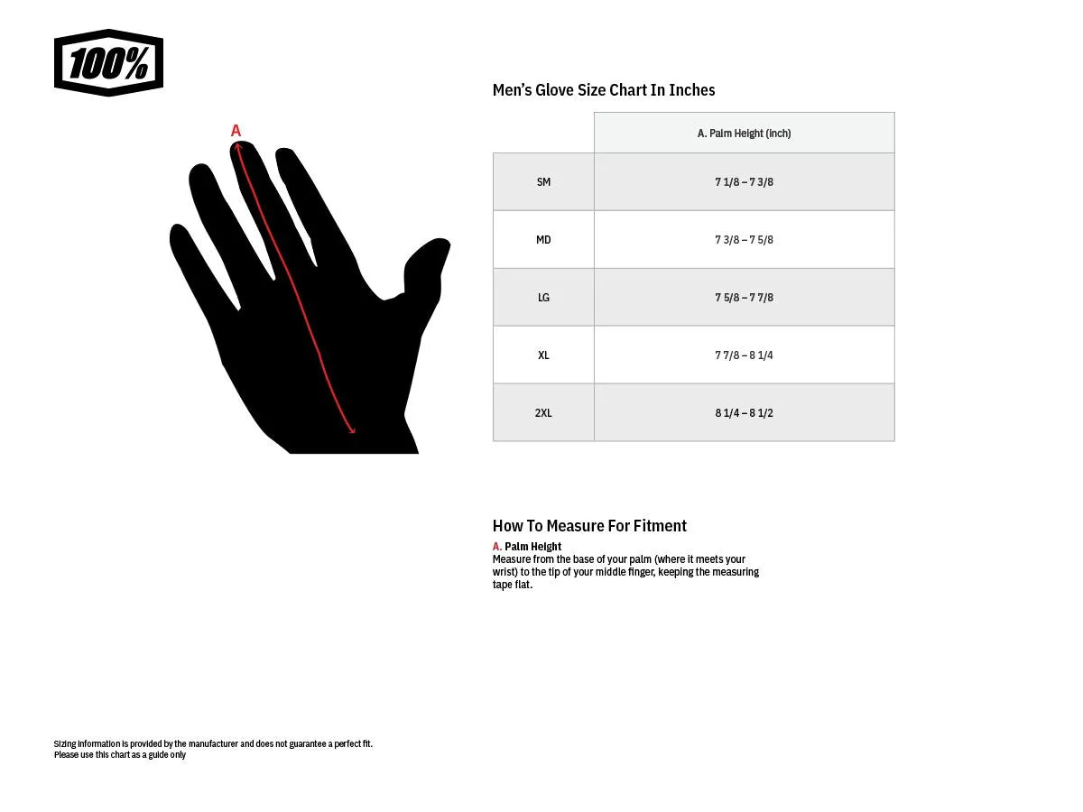 100% Cognito Smart Shock Gloves Black