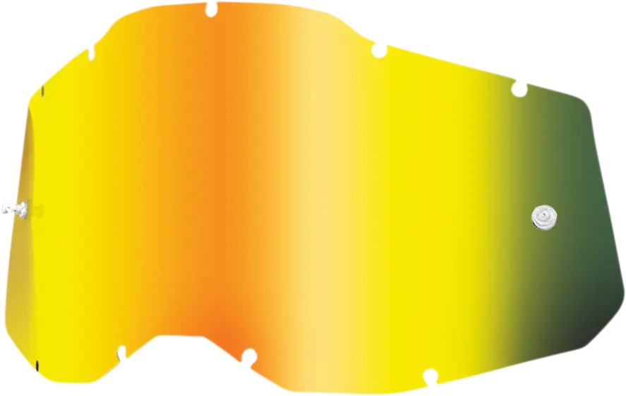 100% Accuri 2 Racecraft 2 Strata 2 Goggle Lens Mirrored Gold