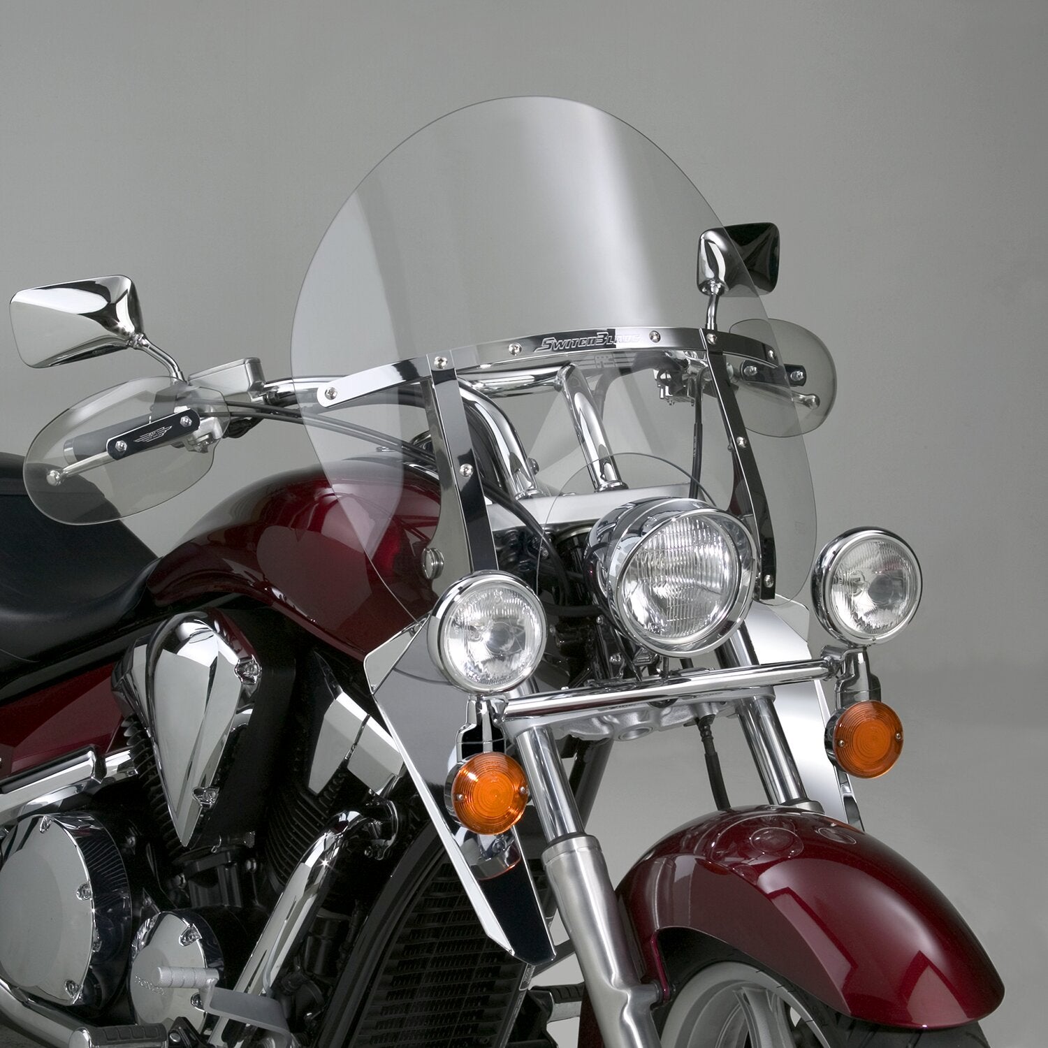 National Cycle SwitchBlade® Quick Release Windshield Chopped™ Clear
