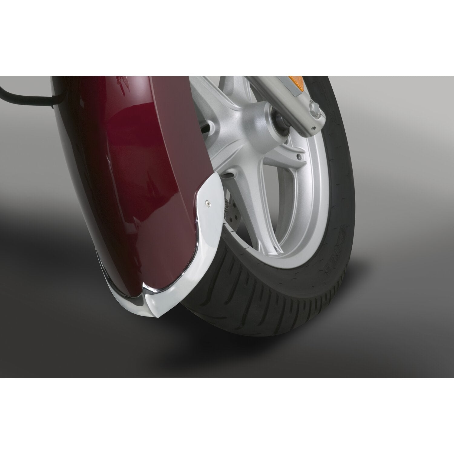 National Cycle cast front fender tip set chrome