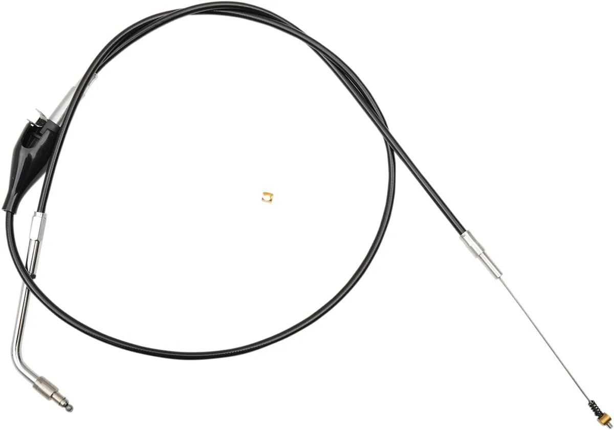 La Choppers Black Vinyl Braided Idle Cable for Mini Ape Hanger