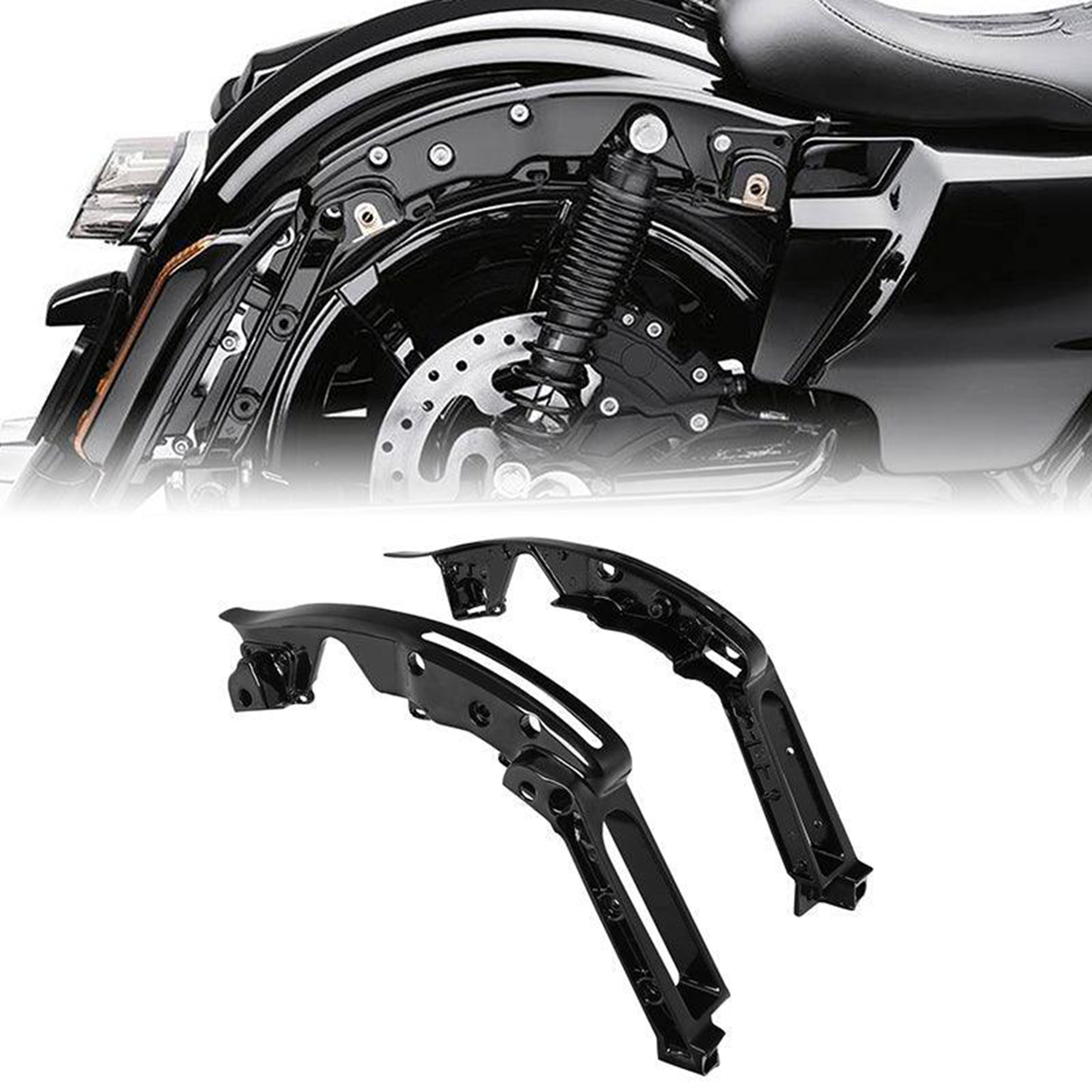Zodiac Saddlebag Supports Touring 2014 to Present – Luggage